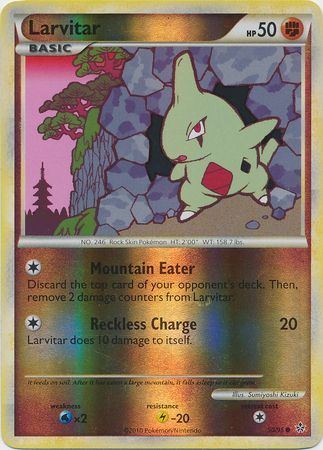 Larvitar 50 95 Common Reverse Holo Larvitar 50 95 Common Reverse Holo
