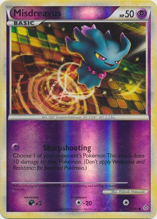 Misdreavus 54 95 Common Reverse Holo HGSS Unleashed Reverse Holo Singles Misdreavus 54 95 Common Reverse Holo HGSS Unleashed Reverse Holo Singles