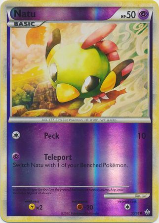 Natu 55 95 Common Reverse Holo HGSS Unleashed Reverse Holo Singles Natu 55 95 Common Reverse Holo HGSS Unleashed Reverse Holo Singles