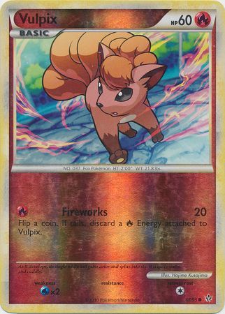 Vulpix 68 95 Common Reverse Holo HGSS Unleashed Reverse Holo Singles Vulpix 68 95 Common Reverse Holo HGSS Unleashed Reverse Holo Singles
