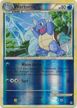 Wartortle 42 95 Uncommon Reverse Holo HGSS Unleashed Reverse Holo Singles Wartortle 42 95 Uncommon Reverse Holo HGSS Unleashed Reverse Holo Singles