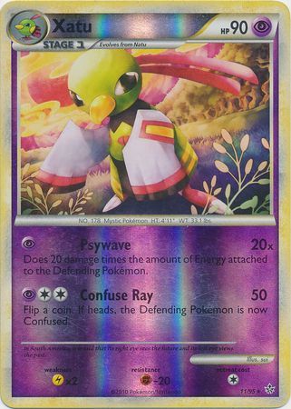 Xatu 11 95 Holo Rare Reverse Holo HGSS Unleashed Reverse Holo Singles Xatu 11 95 Holo Rare Reverse Holo HGSS Unleashed Reverse Holo Singles