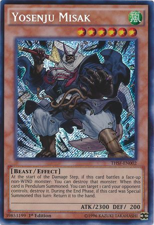 Yosenju Misak THSF EN002 Secret Rare 1st Edition Yosenju Misak THSF EN002 Secret Rare 1st Edition