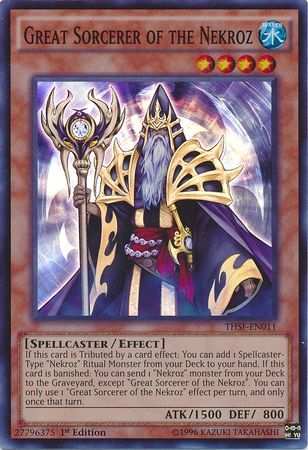 Great Sorcerer of the Nekroz THSF EN011 Super Rare 1st Edition Great Sorcerer of the Nekroz THSF EN011 Super Rare 1st Edition