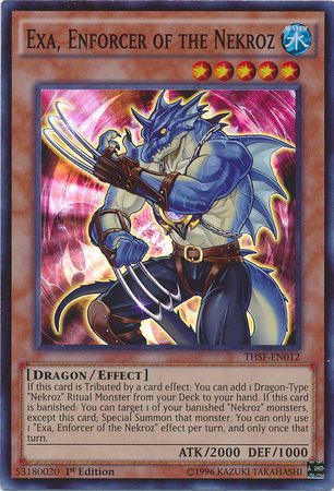 Exa Enforcer of the Nekroz THSF EN012 Super Rare 1st Edition Exa Enforcer of the Nekroz THSF EN012 Super Rare 1st Edition