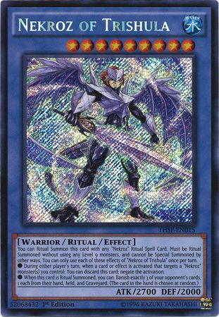 Nekroz of Trishula THSF EN015 Secret Rare 1st Edition Nekroz of Trishula THSF EN015 Secret Rare 1st Edition