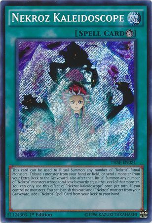 Nekroz Kaleidoscope THSF EN021 Secret Rare 1st Edition Nekroz Kaleidoscope THSF EN021 Secret Rare 1st Edition