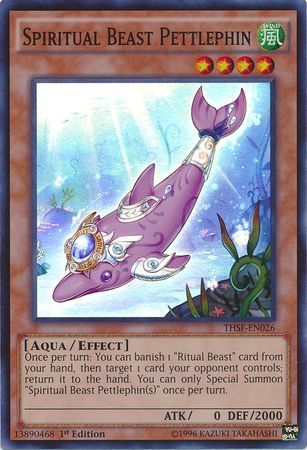 Spiritual Beast Pettlephin THSF EN026 Super Rare 1st Edition Spiritual Beast Pettlephin THSF EN026 Super Rare 1st Edition