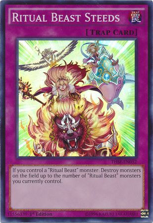 Ritual Beast Steeds THSF EN032 Super Rare 1st Edition Ritual Beast Steeds THSF EN032 Super Rare 1st Edition