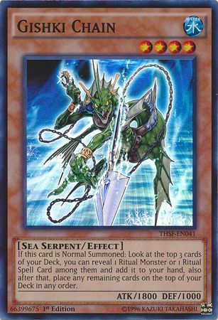 Gishki Chain THSF EN041 Super Rare 1st Edition Gishki Chain THSF EN041 Super Rare 1st Edition
