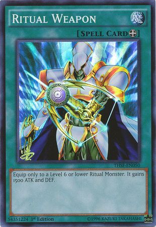 Ritual Weapon THSF EN050 Super Rare 1st Edition Ritual Weapon THSF EN050 Super Rare 1st Edition
