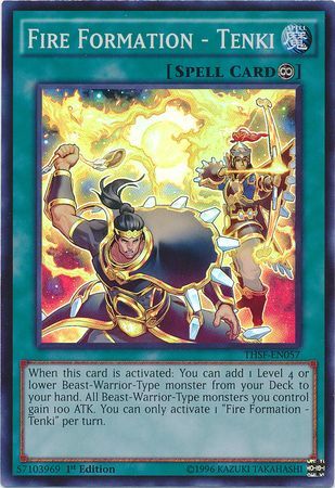 Fire Formation Tenki THSF EN057 Super Rare 1st Edition Fire Formation Tenki THSF EN057 Super Rare 1st Edition