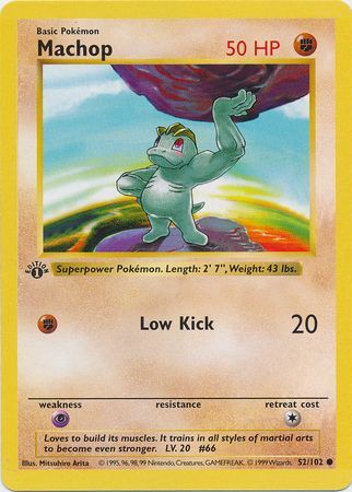 Machop - Base Set 1st Edition - Pokemon | TrollAndToad