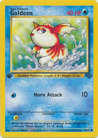 Goldeen - 53/64 - Common 1st Edition