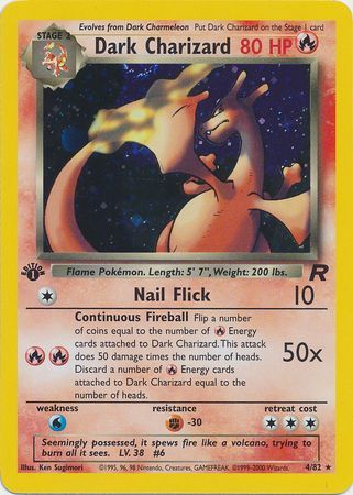 Base set ROCKET bundle Pokemon Cards Dark Charizard choose card Holo Rare