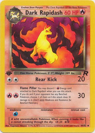 Pokemon Platinum Arceus Single Card Rare Rapidash 28/99