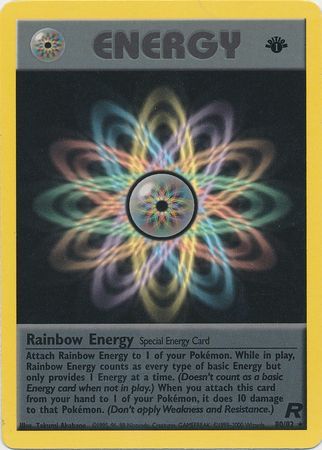 Rainbow Energy 80 82 Rare 1st Edition Team Rocket 1st Edition Singles Rainbow Energy 80 82 Rare 1st Edition Team Rocket 1st Edition Singles