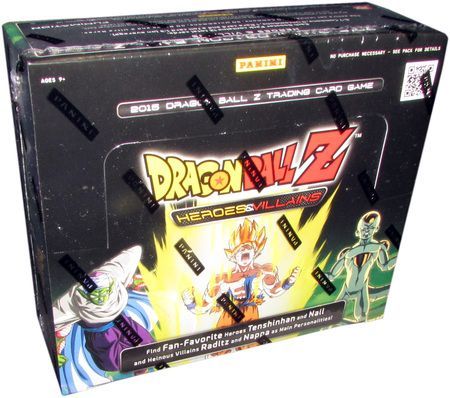 Dragon Ball Z Heroes and Villains 1 Booster Pack SEALED DBZ Panini  Dragonball