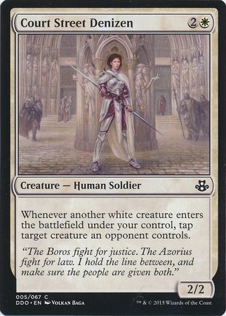 Court Street Denizen 5 67 Duel Decks Elspeth vs Kiora Singles Court Street Denizen 5 67 Duel Decks Elspeth vs Kiora Singles
