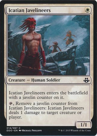 Icatian Javelineers 14 67 Duel Decks Elspeth vs Kiora Singles Icatian Javelineers 14 67 Duel Decks Elspeth vs Kiora Singles