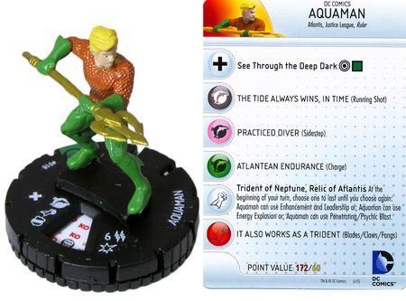 Aquaman 018 Justice League Trinity War Booster Set DC HeroClix Aquaman 018 Justice League Trinity War Booster Set DC HeroClix