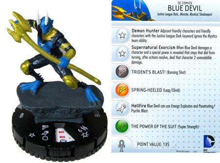 DC Heroclix Justice League Trinity War 046 Blue Devil Rare