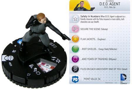 D E O Agent 009 Justice League Trinity War Booster Set DC HeroClix Justice League Trinity War Booster Set Singles D E O Agent 009 Justice League Trinity War Booster Set DC HeroClix Justice League Trinity War Booster Set Singles