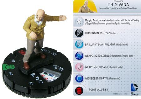 Dr Sivana 032 Justice League Trinity War Booster Set DC HeroClix Justice League Trinity War Booster Set Singles Dr Sivana 032 Justice League Trinity War Booster Set DC HeroClix Justice League Trinity War Booster Set Singles