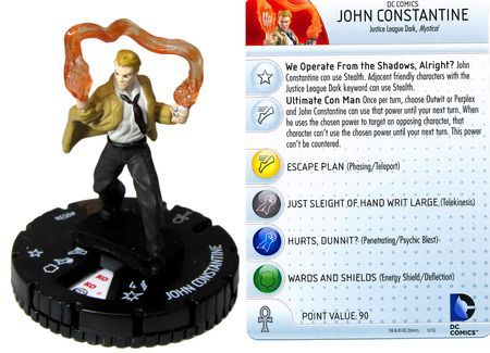 John Constantine 053a Justice League Trinity War Booster Set DC HeroClix John Constantine 053a Justice League Trinity War Booster Set DC HeroClix