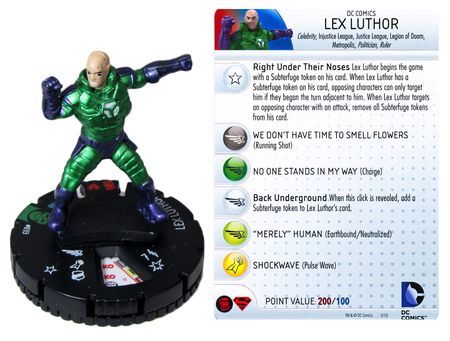 Lex Luthor 033 Justice League Trinity War Booster Set DC HeroClix Lex Luthor 033 Justice League Trinity War Booster Set DC HeroClix