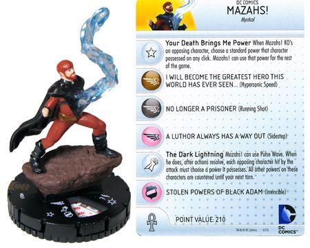 Mazahs 061 Justice League Trinity War Booster Set DC HeroClix Mazahs 061 Justice League Trinity War Booster Set DC HeroClix
