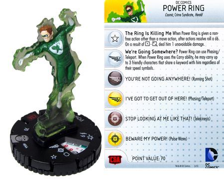 Power Ring 044 Justice League Trinity War Booster Set DC HeroClix Power Ring 044 Justice League Trinity War Booster Set DC HeroClix