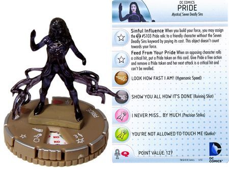 Heroclix Justice League Trinity War set Pride #064 Chase figure w/card! Heroclix Justice League Trinity War set Pride #064 Chase figure w/card!