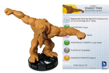 Shaggy Man 047 Justice League Trinity War Booster Set DC HeroClix Shaggy Man 047 Justice League Trinity War Booster Set DC HeroClix