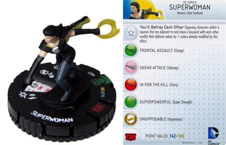 Superwoman 027 Justice League Trinity War Booster Set DC HeroClix Superwoman 027 Justice League Trinity War Booster Set DC HeroClix