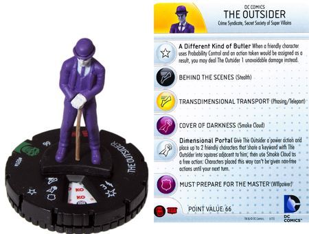 The Outsider 031a Justice League Trinity War Booster Set DC HeroClix The Outsider 031a Justice League Trinity War Booster Set DC HeroClix