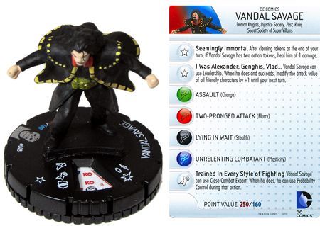 Vandal Savage 048 Justice League Trinity War Booster Set DC HeroClix Vandal Savage 048 Justice League Trinity War Booster Set DC HeroClix