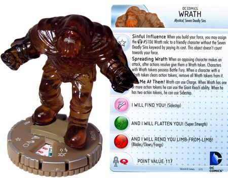 Wrath 067 Chase Rare Justice League Trinity War Booster Set DC HeroClix Wrath 067 Chase Rare Justice League Trinity War Booster Set DC HeroClix