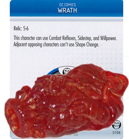 Wrath Special Object S106 Justice League Trinity War Booster Set DC HeroClix Wrath Special Object S106 Justice League Trinity War Booster Set DC HeroClix