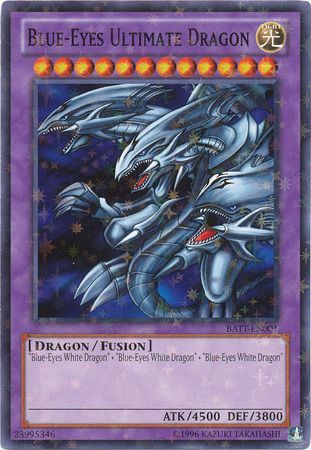 Blue-Eyes Ultimate Dragon - BATT-EN001 - Starfoil Rare