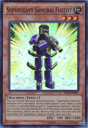 Superheavy Samurai Flutist SECE EN007 Super Rare Unlimited Superheavy Samurai Flutist SECE EN007 Super Rare Unlimited