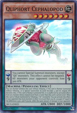 Qliphort Cephalopod SECE EN021 Super Rare Unlimited Qliphort Cephalopod SECE EN021 Super Rare Unlimited