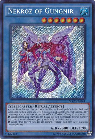 Nekroz of Gungnir SECE EN044 Secret Rare Unlimited Secrets of Eternity SECE Unlimited Singles Nekroz of Gungnir SECE EN044 Secret Rare Unlimited Secrets of Eternity SECE Unlimited Singles
