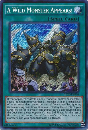 A Wild Monster Appears SECE EN064 Secret Rare Unlimited A Wild Monster Appears SECE EN064 Secret Rare Unlimited