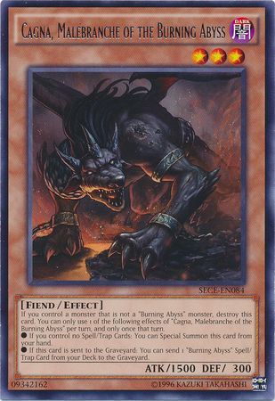 Cagna Malebranche of the Burning Abyss SECE EN084 Rare Unlimited Cagna Malebranche of the Burning Abyss SECE EN084 Rare Unlimited