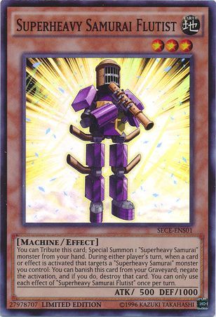 Superheavy Samurai Flutist SECE ENS01 Super Rare 1st Edition Superheavy Samurai Flutist SECE ENS01 Super Rare 1st Edition