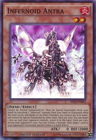 Infernoid Antra SECE ENS03 Super Rare 1st Edition Infernoid Antra SECE ENS03 Super Rare 1st Edition