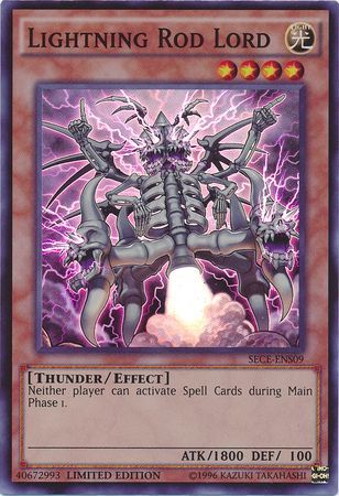 Lightning Rod Lord SECE ENS09 Super Rare 1st Edition Lightning Rod Lord SECE ENS09 Super Rare 1st Edition