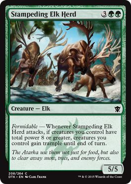 Stampeding Elk Herd 208 264 Dragons of Tarkir Singles Stampeding Elk Herd 208 264 Dragons of Tarkir Singles