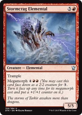 Stormcrag Elemental 158 264 Dragons of Tarkir Singles Stormcrag Elemental 158 264 Dragons of Tarkir Singles